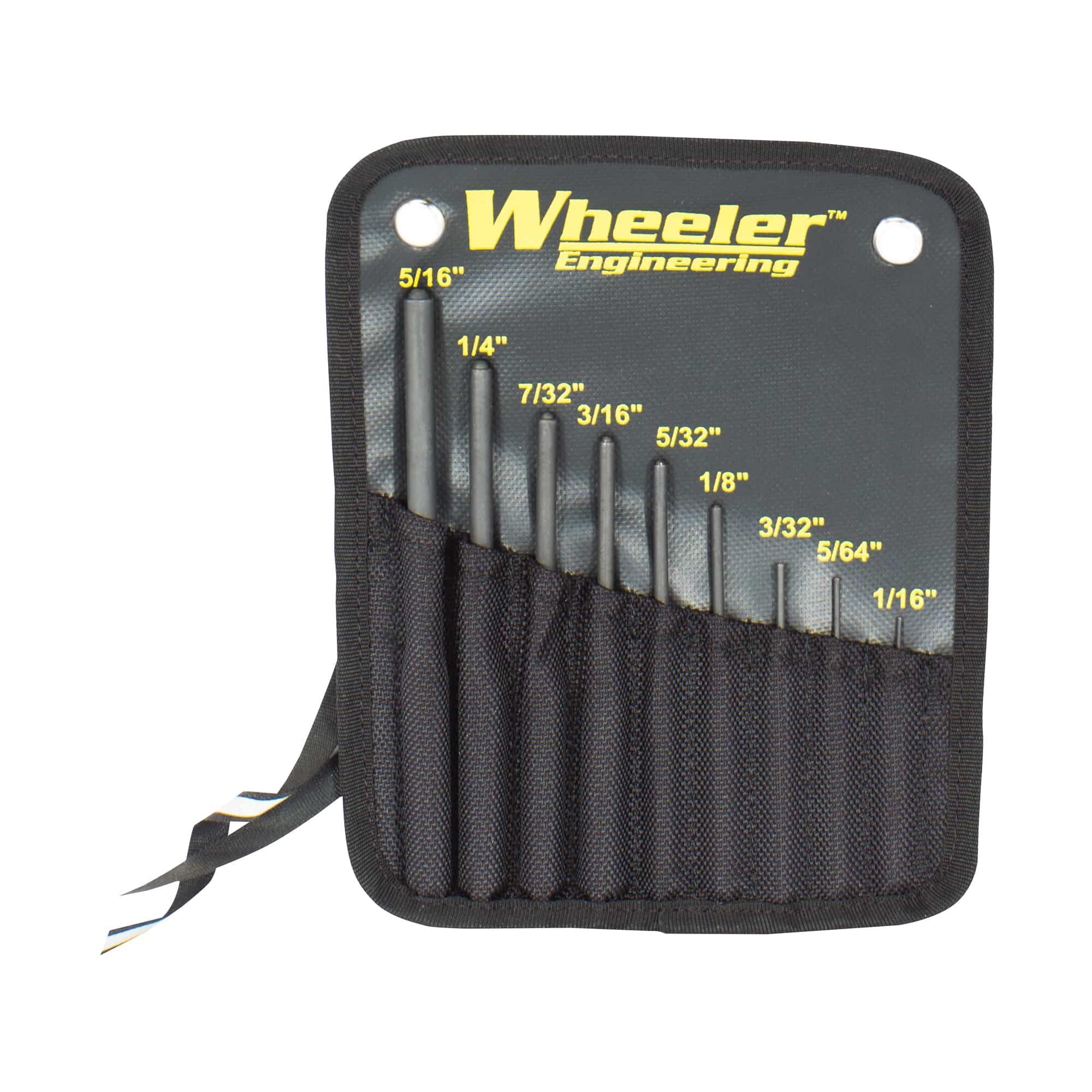 Wheeler Roll Pin Punch Set Tool (9 piece)